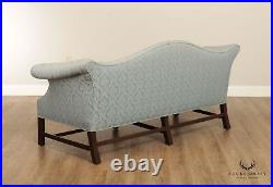 Chippendale Style Custom Mahogany Camelback Sofa