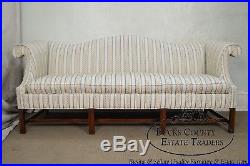 Chippendale Style Mahogany Frame Sofa by Southwood