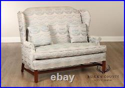 Chippendale Style Tall Back Loveseat