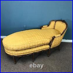 Circa 1900 Italian Carved French Style Chaise Lounge