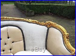 Complete French Living Room Set Louis XVI Sofa And 2 Chairs