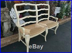 Country French Settee Sturdy 56 x 41 x 18 deep