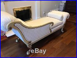 Custom Italian Chaise Lounge (fading sofa) Excellent condition