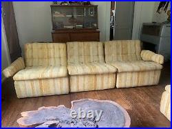 DUX mid century MODERN MCM MOD 70s Sectional Sofa Couch Loveseat Chair Set
