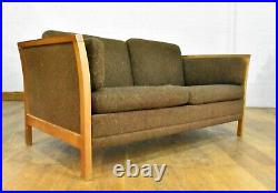 Danish vintage retro style 2 seater sofa settee
