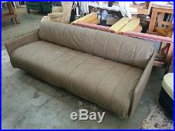 De Sede Of Switzerland Modernist 1986 Leather Sofa Convertible Bed New Leather