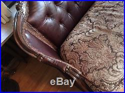 Designer Cristina Ferrare French Style Bel Canto Tufted Love Seat Excellent
