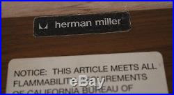 Eames Soft Pad Leather Teak Polished Aluminum Sofa #2 for Herman Miller, 1984