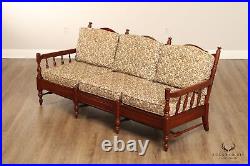 Early American Style Cherry Spindle Sofa