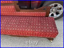Eastlake Victorian Oak Chaise Lounge Fainting Couch Murphy Bed Parlor
