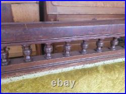 Eastlake Victorian Oak Chaise Lounge Fainting Couch Sofa Parlor