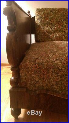 Empire Rosewood Daybed 19th Century Rococo Victorian comfortable sofa