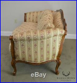 Ethan Allen French Louis XV Style Carved Sofa