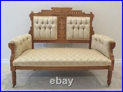 Exceptional East Lake Settee / Loveseat 1800's