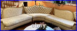 Exquisite Vintage 3-Piece Sectional Timeless Elegance and Unparalleled Comfort