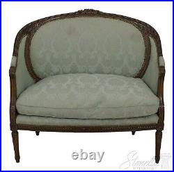 F59198EC French Louis XV Highly Carved Upholstered Settee