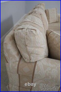F60204EC ETHAN ALLEN Damask Print Upholstered Sofa