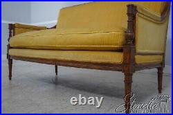 F61406EC Vintage French Louis XVI Style Upholstered Loveseat
