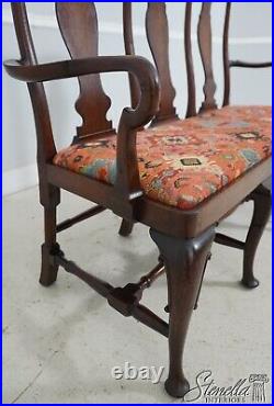 F62995EC Antique Inlaid Mahogany Queen Anne Style Settee