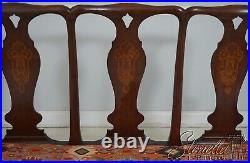 F62995EC Antique Inlaid Mahogany Queen Anne Style Settee