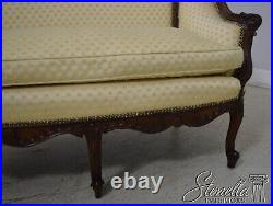 F65348EC Vintage French Louis XV Walnut Settee Loveseat