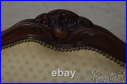 F65348EC Vintage French Louis XV Walnut Settee Loveseat