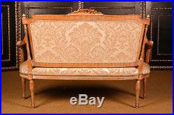 Fabulous French Louis XV Style Canape Sofa and 2 chairs Handmade in Germany
