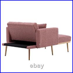 Fashion Classic style lounge chair in living room and bedroom (Brush Pink Teddy)