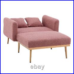 Fashion Classic style lounge chair in living room and bedroom (Brush Pink Teddy)