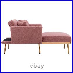 Fashion Classic style lounge chair in living room and bedroom (Brush Pink Teddy)