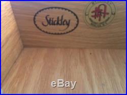 Fayetteville Stickley Mission Oak Bed, Dresser, Nightstands, Mirror & Chest