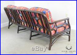 Ficks Reed Vintage Bamboo Rattan Long Sofa