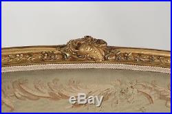 Fine French Louis XV Style Carved Giltwood Canapé Sofa Settee circa 1900