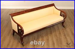 Fine Quality Antique American Empire Mahogany Sofa
