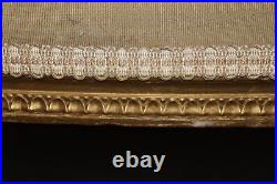 Fine Quality Giltwood Aubusson Upholstered French Louis XVI Style Settee