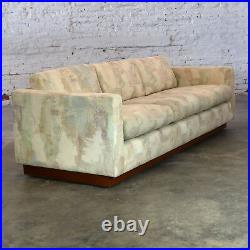 Floating Tuxedo Style Sofa in the Manner of Milo Baughman