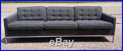 Florence Knoll sofa lounge chair authentic Madison Ave piece completely restored