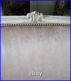 French Country Louis XV Style Creamy Gold Settee Loveseat Sofa by WESLEY HALL