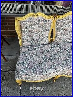 French Country Settee Loveseat Accent Chair