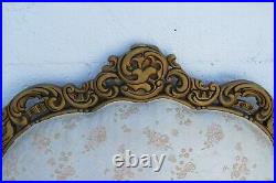 French Heavy Carved Painted Antique Gold Large Long Sofa Couch 2456