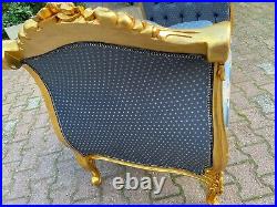 French Louis XVI Style Love Seat/Settee/Sofa Worldwide Free Shipping