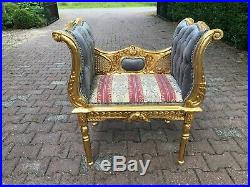 French Louis XVI style Bench/Stool/Chair/Small Sofa