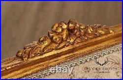 French Louis XV Style Carved Giltwood Sofa