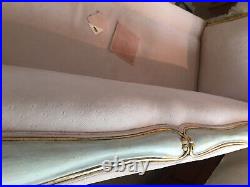 French Style Sofa Quality Hand painted withgold leaf Dropped Price by $500
