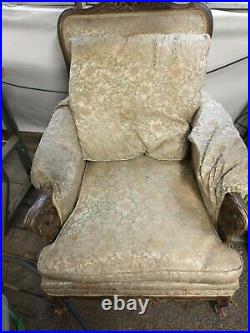 French provincial couch and chair