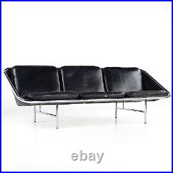 George Nelson for Herman Miller Mid Century Leather Sling Sofa