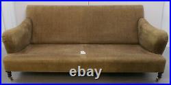 Georgeous Signature George Smith Three Seater Sofa On English Roll Arms & Castor