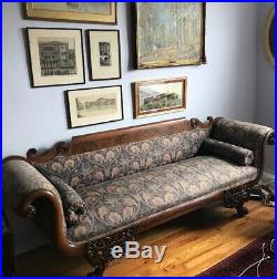 Georgian (pre-Victorian) Original Antique Sofa- Appraised At $3750
