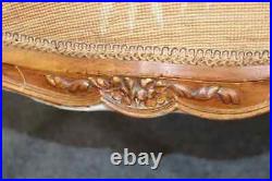 Gorgeous 19th Century French Carved Louis XV Needlepoint Upholstered Settee