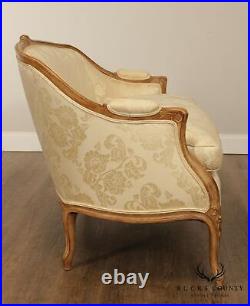 Greenbaum Interiors French Louis XV Style Custom Upholstered Loveseat